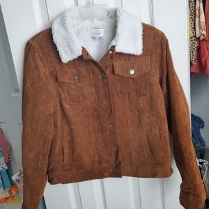 Ci Sono Corduroy sherpa jacket